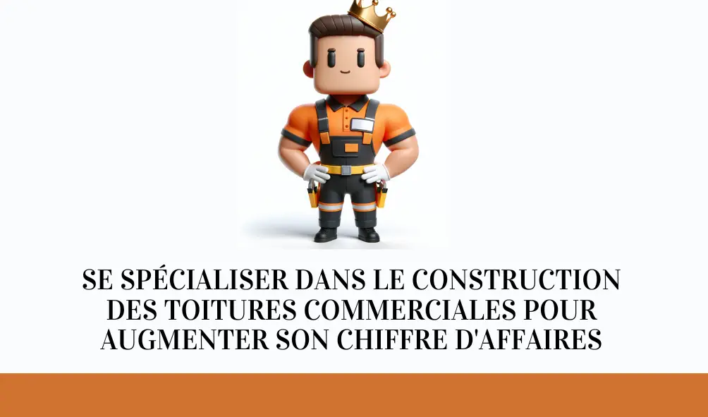 Se spécialiser dans le construction des toitures commerciales pour augmenter son chiffre d’affaires.